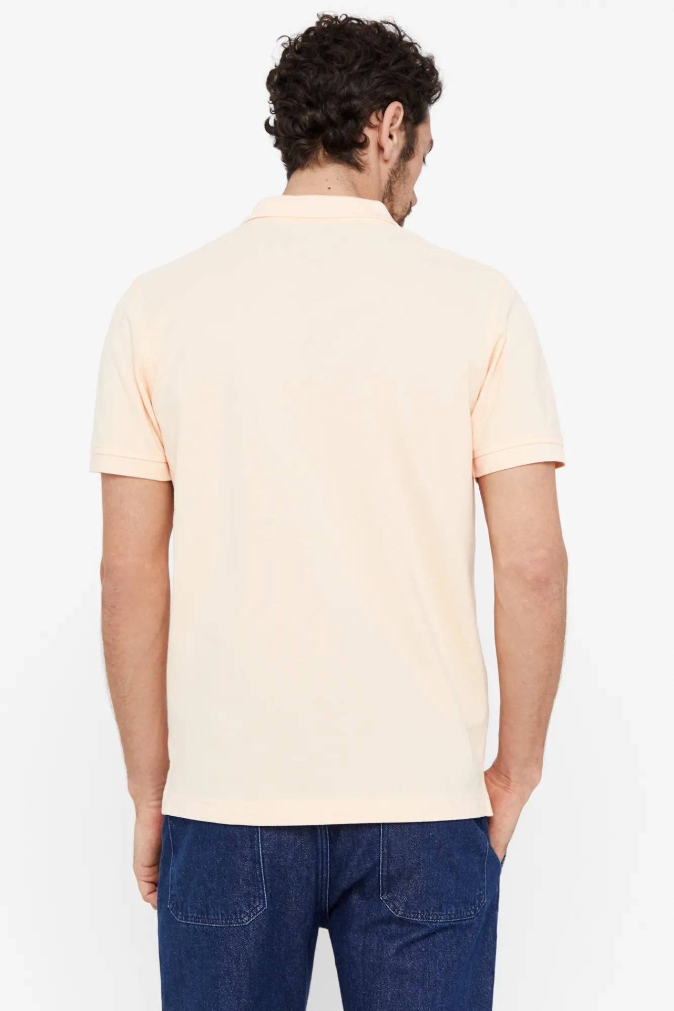 Cortefiel Polo Pique Logo Naranja New