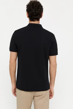 Cortefiel Polo Pique Logo Negro