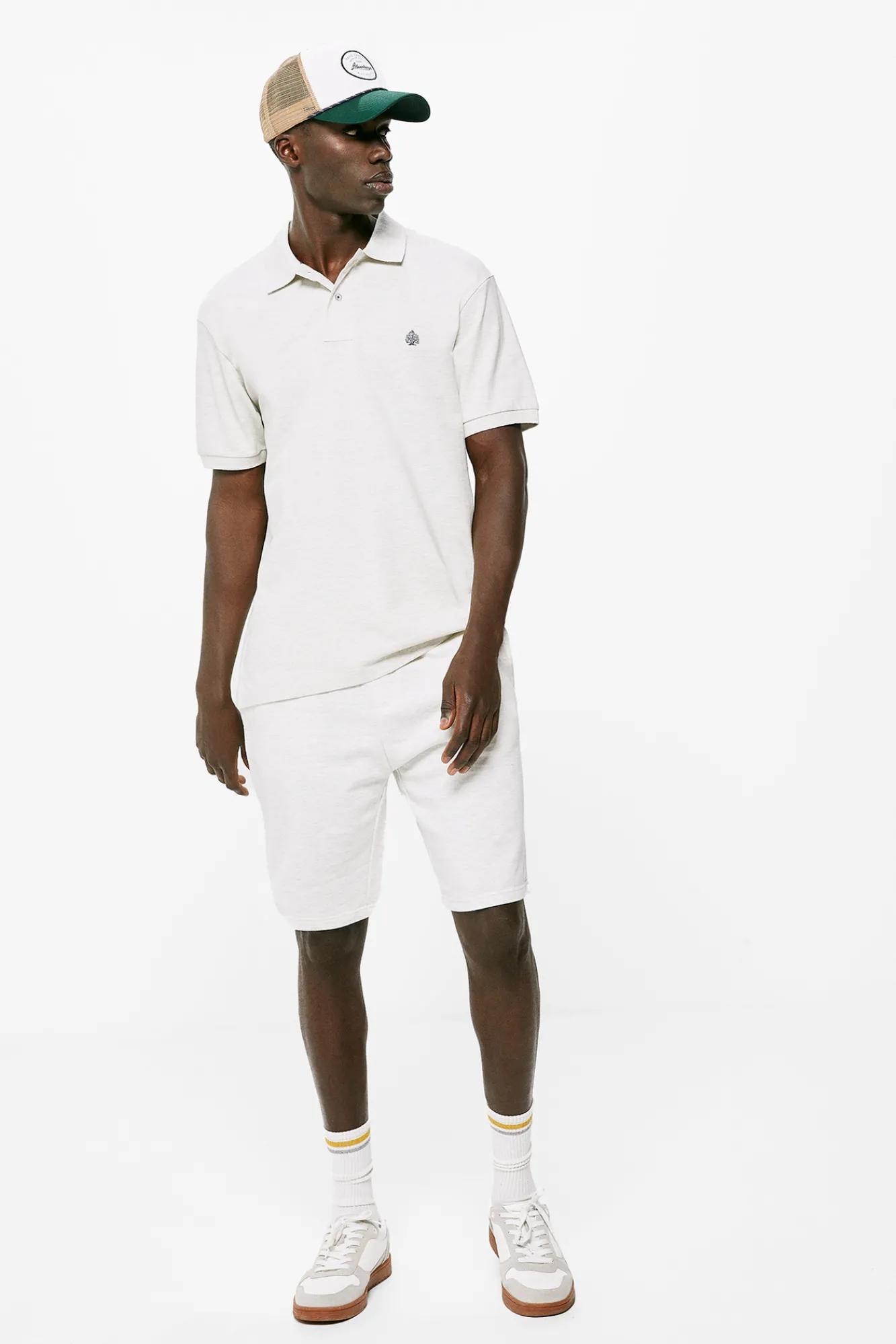 * Polo Pique Overdye Gris Claro Hot