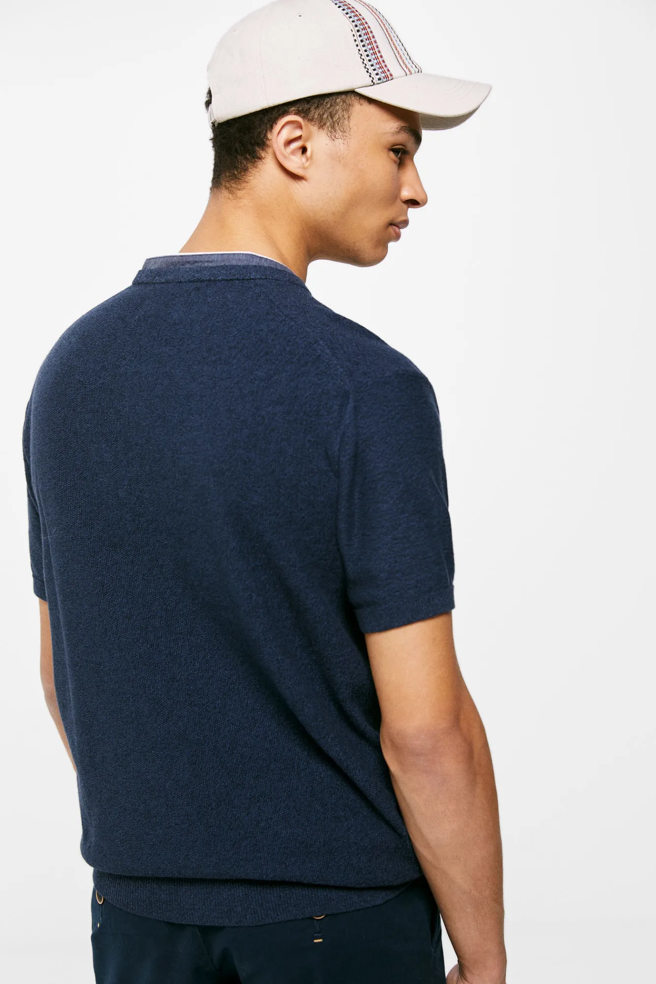 * Polo Punto Cuello Mao Navy Clearance