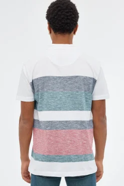 Inside Polo Rayas Cuello Mao Multicolor Discount