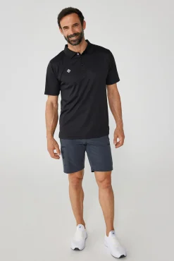 Izas Polo Tecnico De Manga Corta Negro Discount