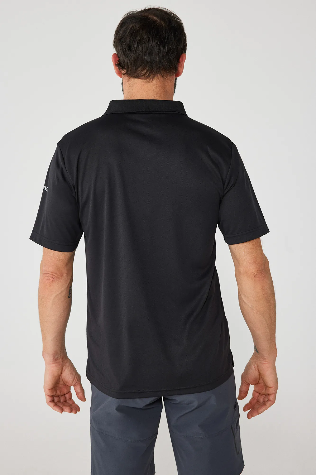 Izas Polo Tecnico De Manga Corta Negro Discount