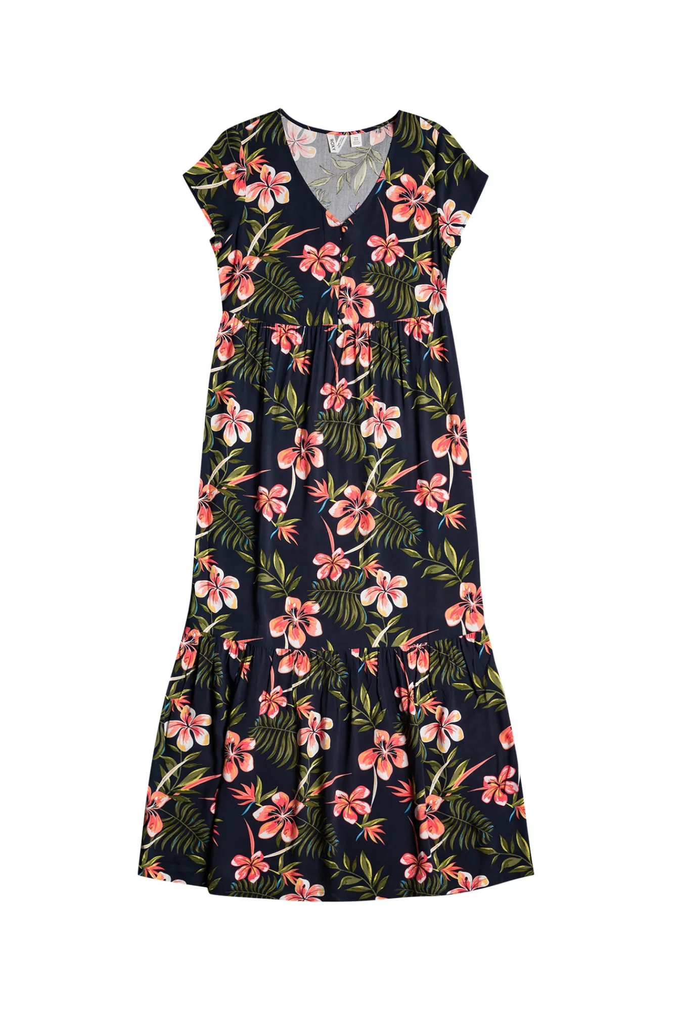 Roxy Popular Song - Vestido Hasta El Tobillo Para Mujer Azul Medio Outlet
