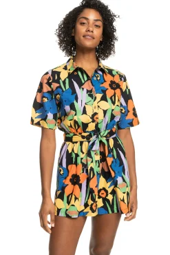 Roxy Real Yesterday - Mono Corto Para Mujer Estampado Sale