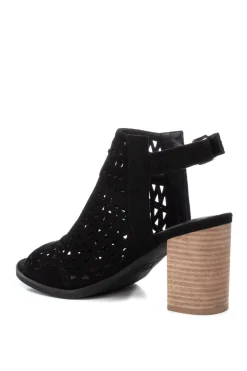 Xti Sandalia Abotinada De Mujer, Negro New