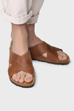 Toni Pons Sandalia Bio De Piel - Gol-Pe Marron Outlet