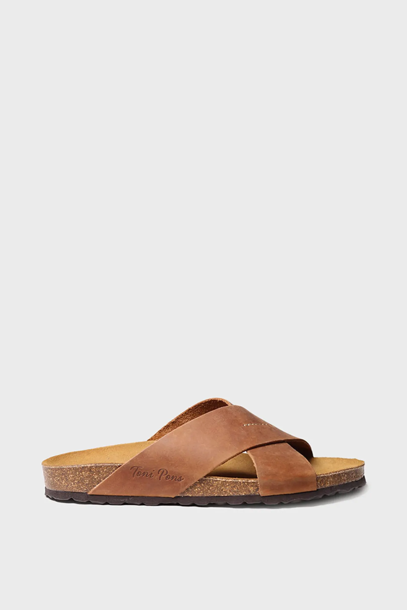 Toni Pons Sandalia Bio De Piel - Gol-Pe Marron Outlet