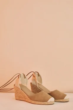 Women'secret Sandalia Cuna Marron Clearance