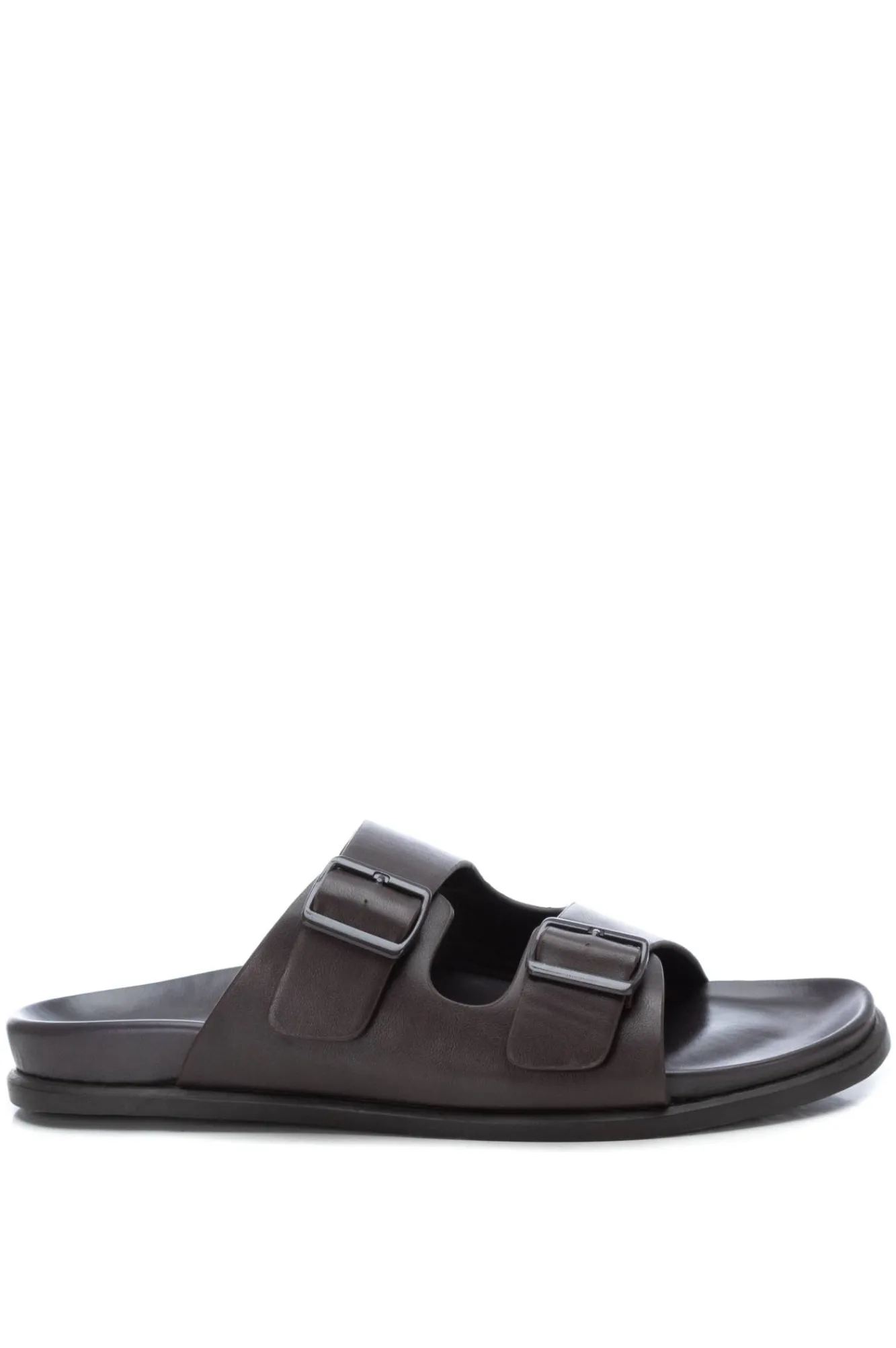 Xti Sandalia De Hombre, Marron Oscuro Online