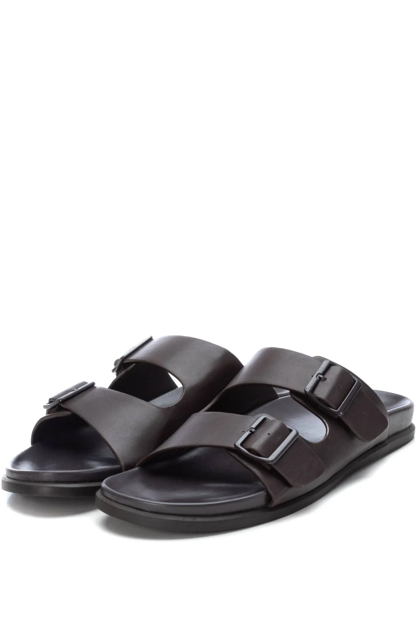 Xti Sandalia De Hombre, Marron Oscuro Online