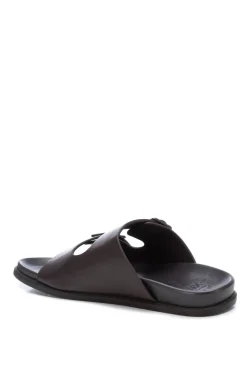Xti Sandalia De Hombre, Marron Oscuro Online