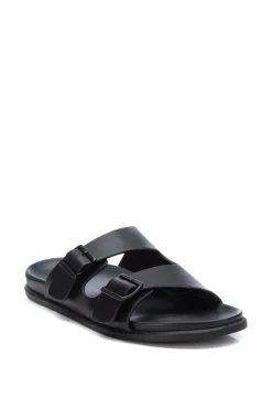 Xti Sandalia De Hombre, Negro Discount