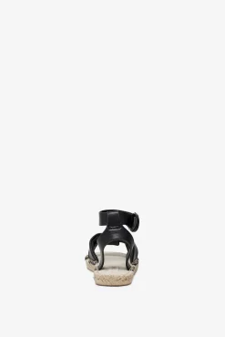 Only Sandalia Suela De Yute Negro New