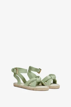 Only Sandalia Suela De Yute Verde Outlet