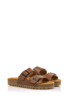 Mustang Sandalias Adam De Hombre Marron Medio Discount