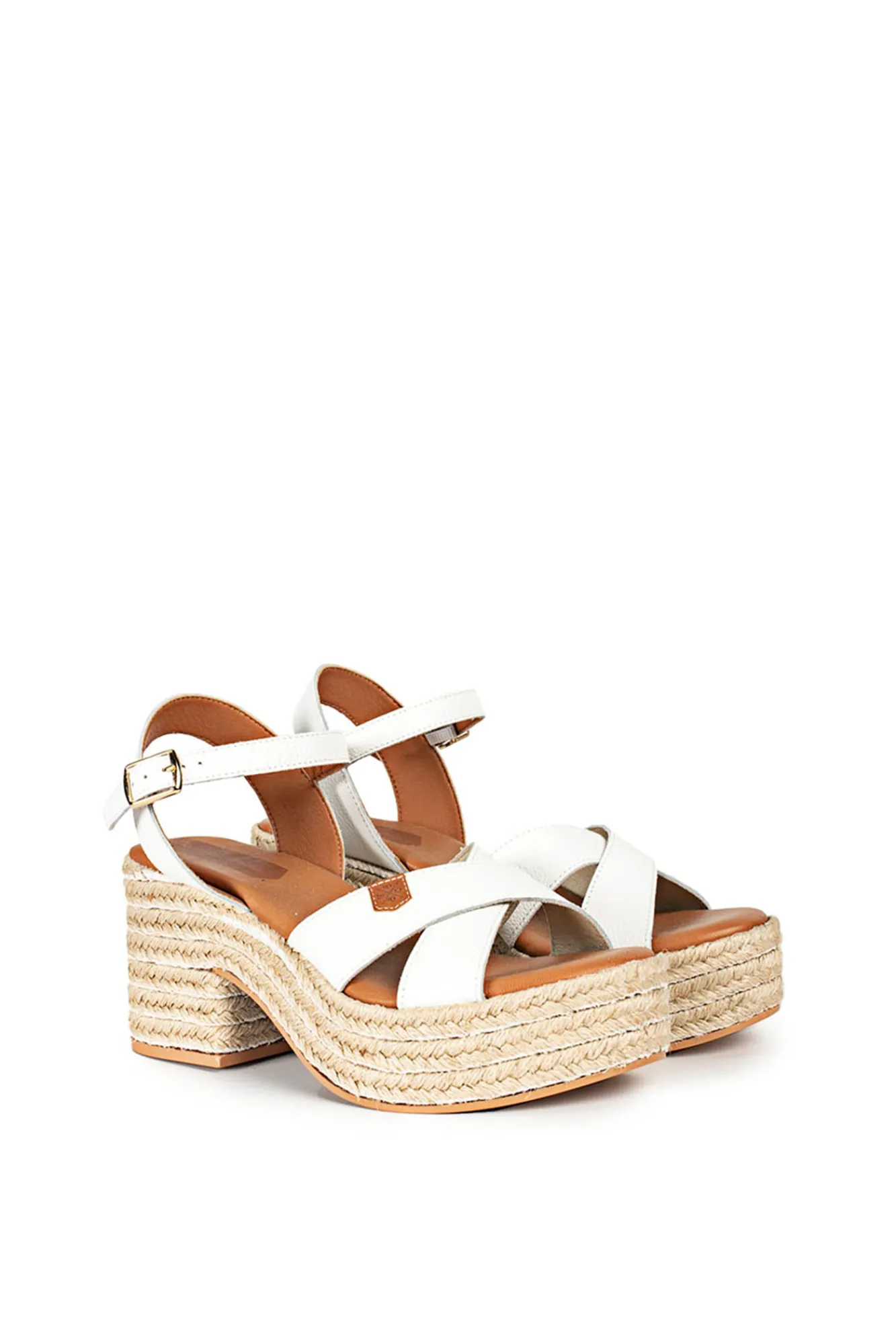 Popa Sandalias Clifton Piel Blanco New