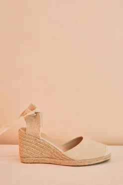 Women'secret Sandalias Cuna Beige Nude New