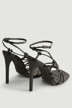 Pimkie Sandalias De Tacon Negro Outlet