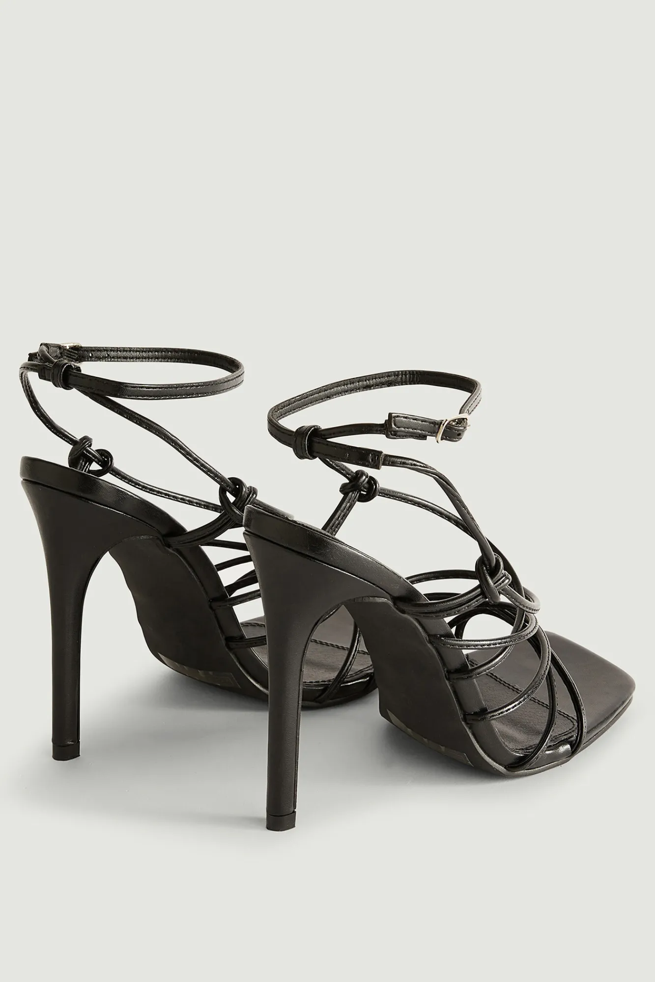 Pimkie Sandalias De Tacon Negro Outlet