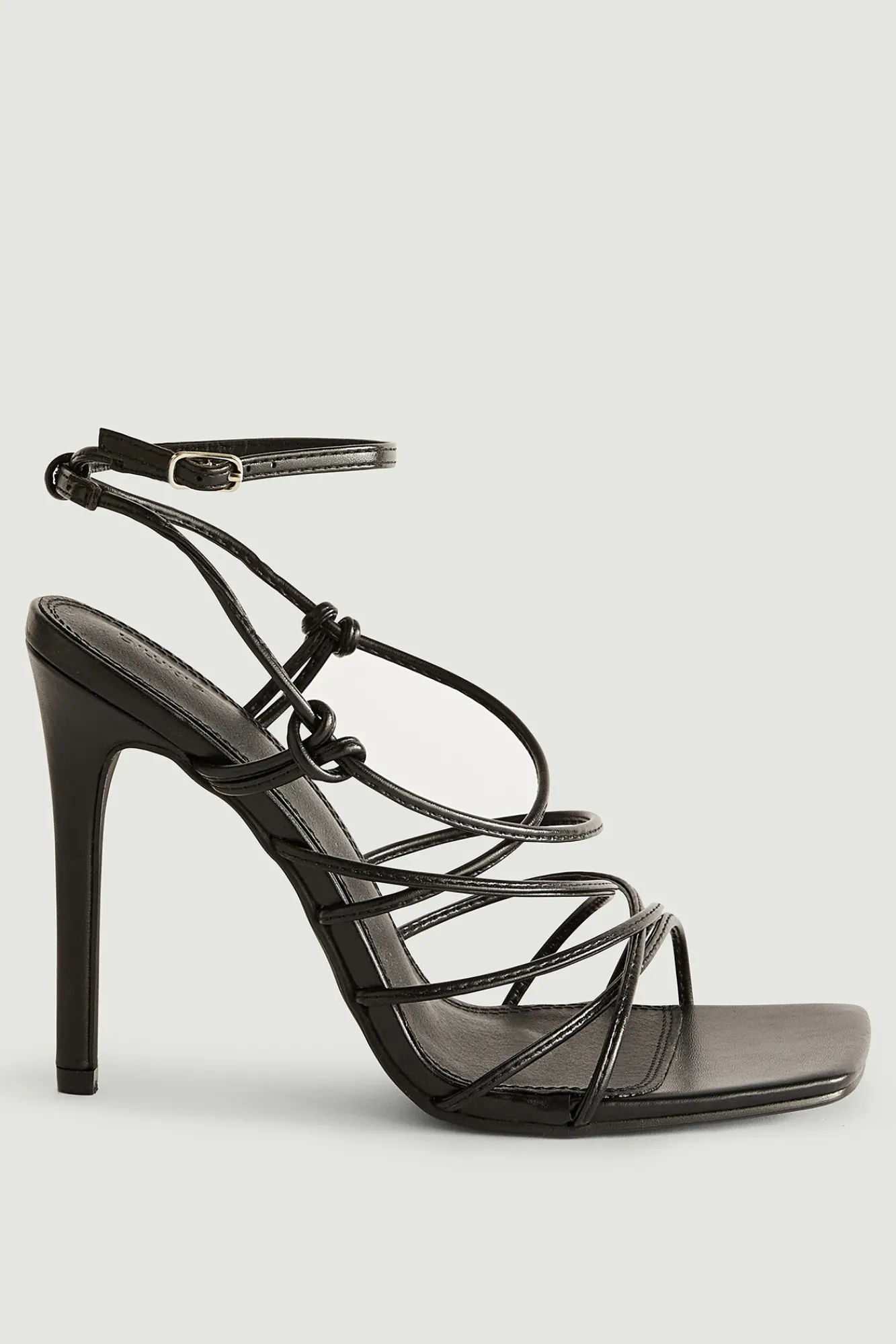 Pimkie Sandalias De Tacon Negro Outlet