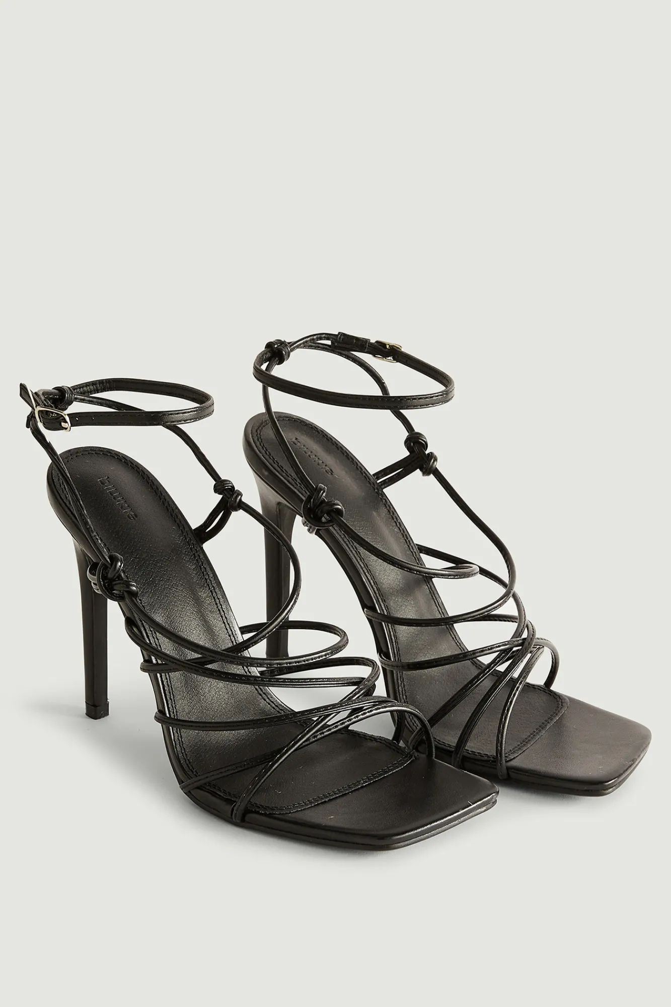 Pimkie Sandalias De Tacon Negro Outlet