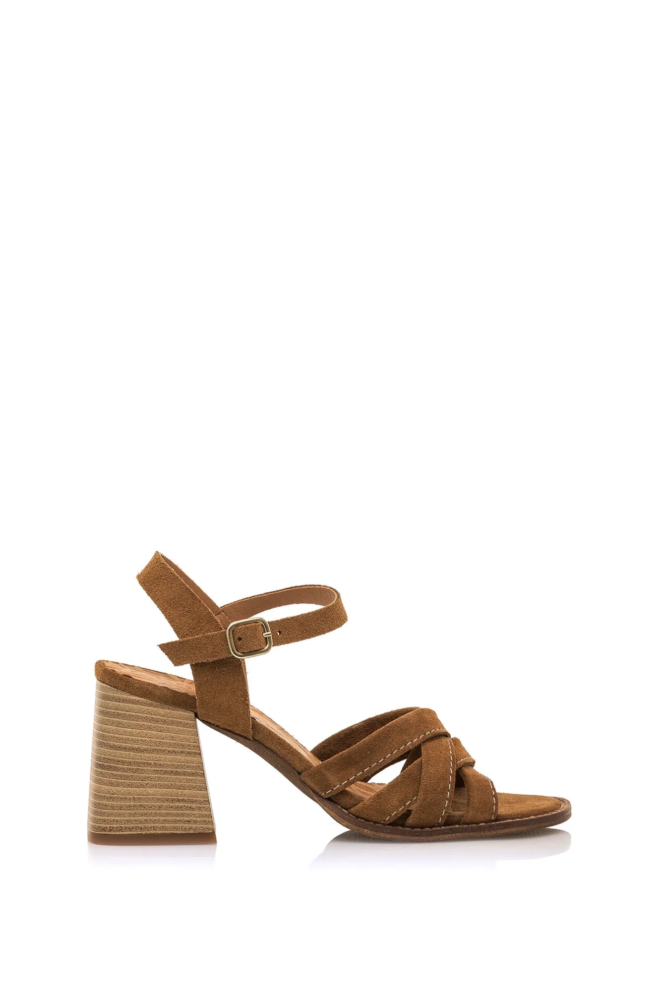 Mustang Sandalias De Tacon 50549 Marron Claro Sale
