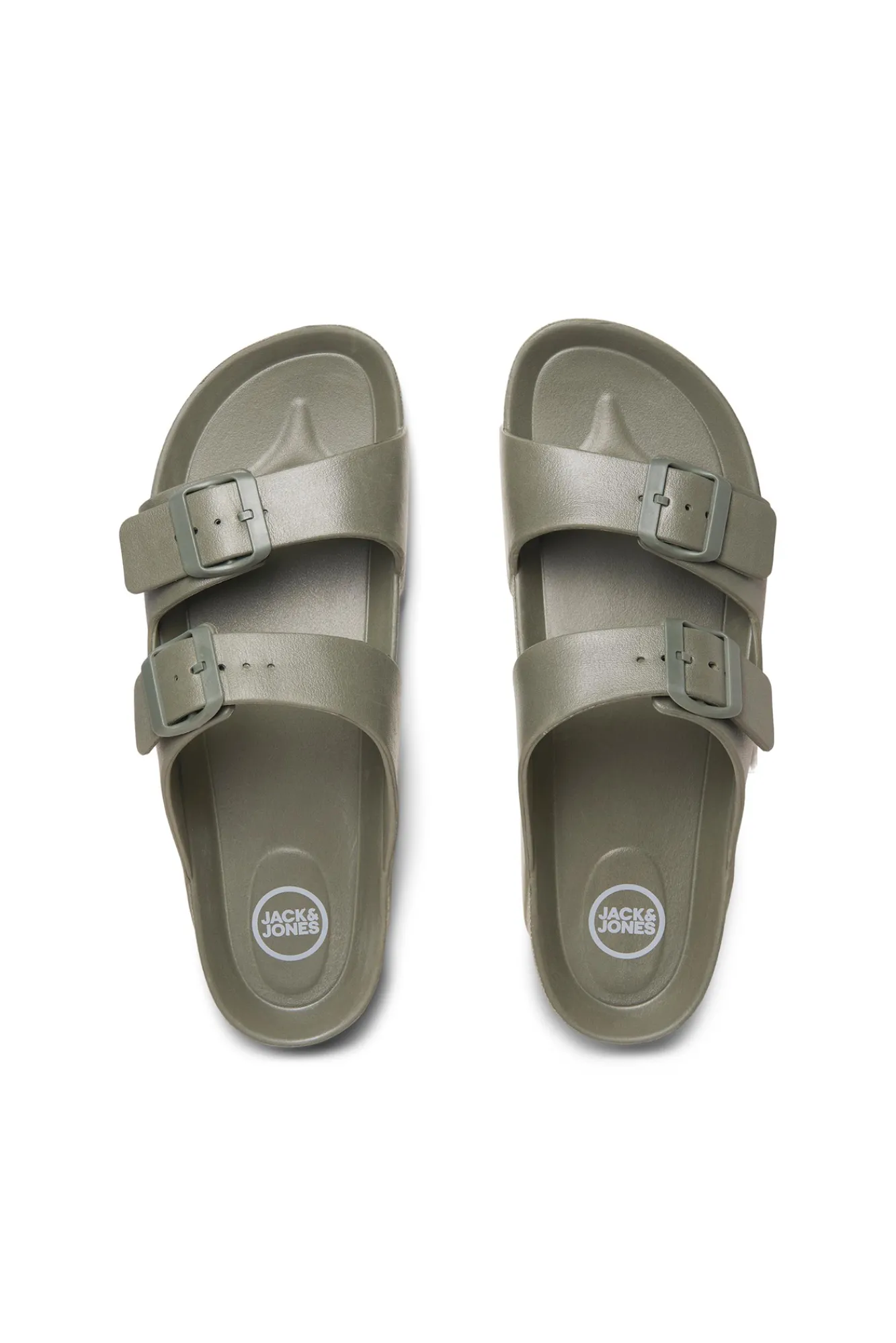Jack & Jones Sandalias Slip On Monocolor Verde Best