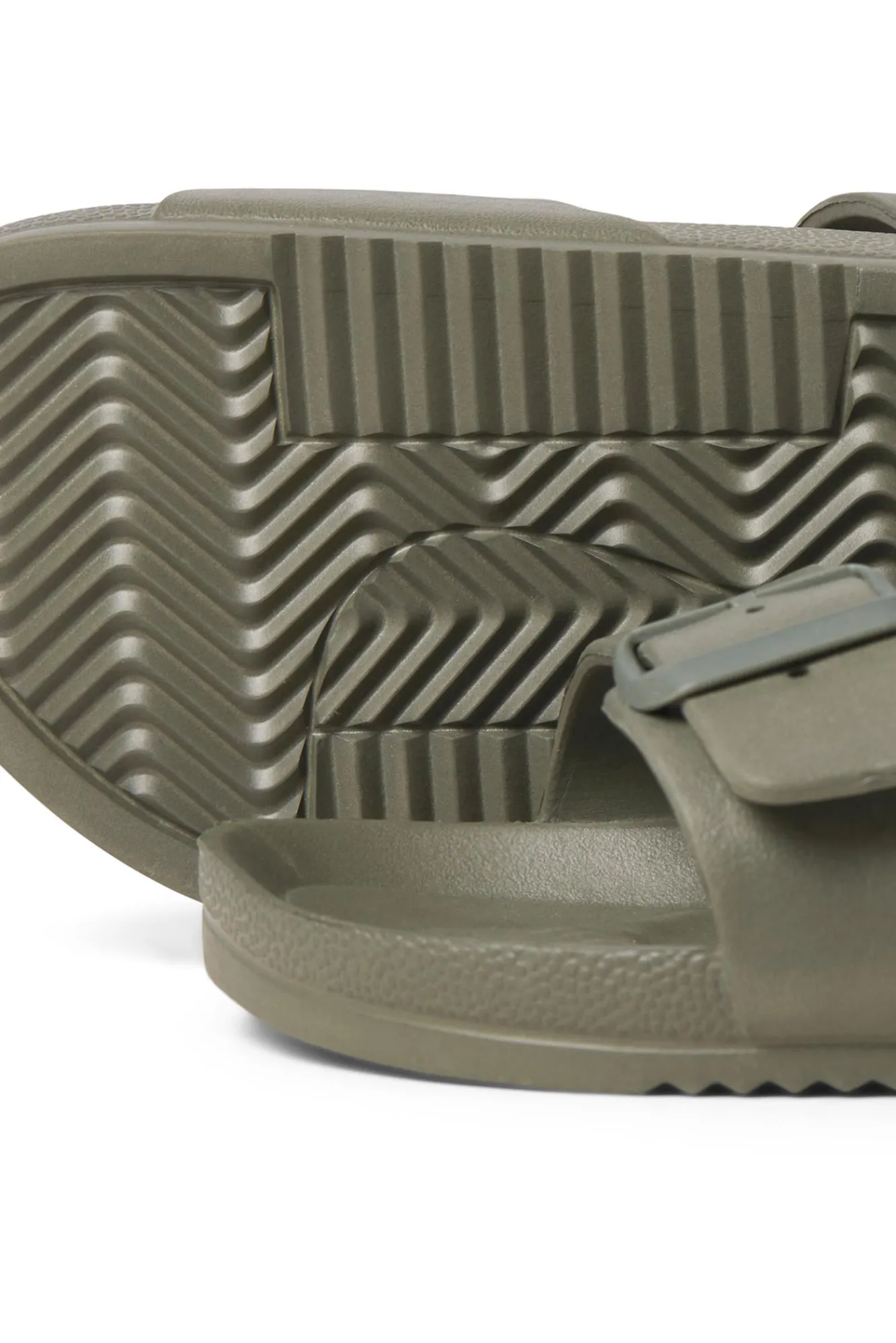 Jack & Jones Sandalias Slip On Monocolor Verde Best