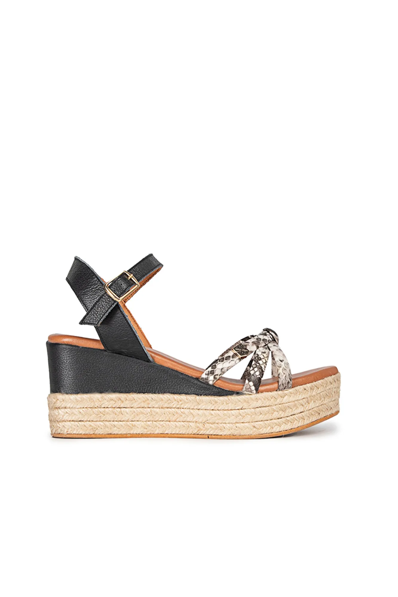 Popa Sandalias Tampa Gilda Taupe Estampado Gris Sale