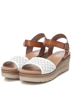Xti Sandalias Troqueladas Con Cuna Blanco Hot