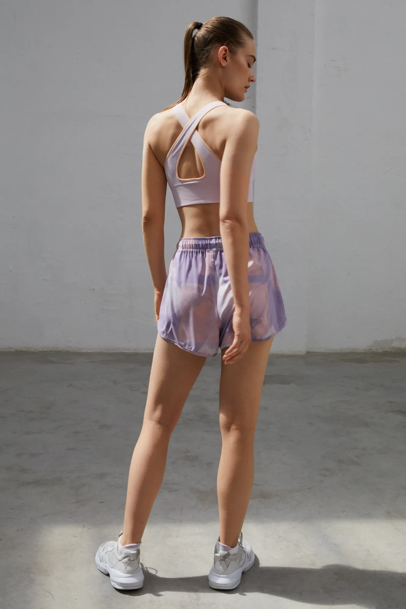Dash and Stars Short Estampado Multicolor Rosa Outlet