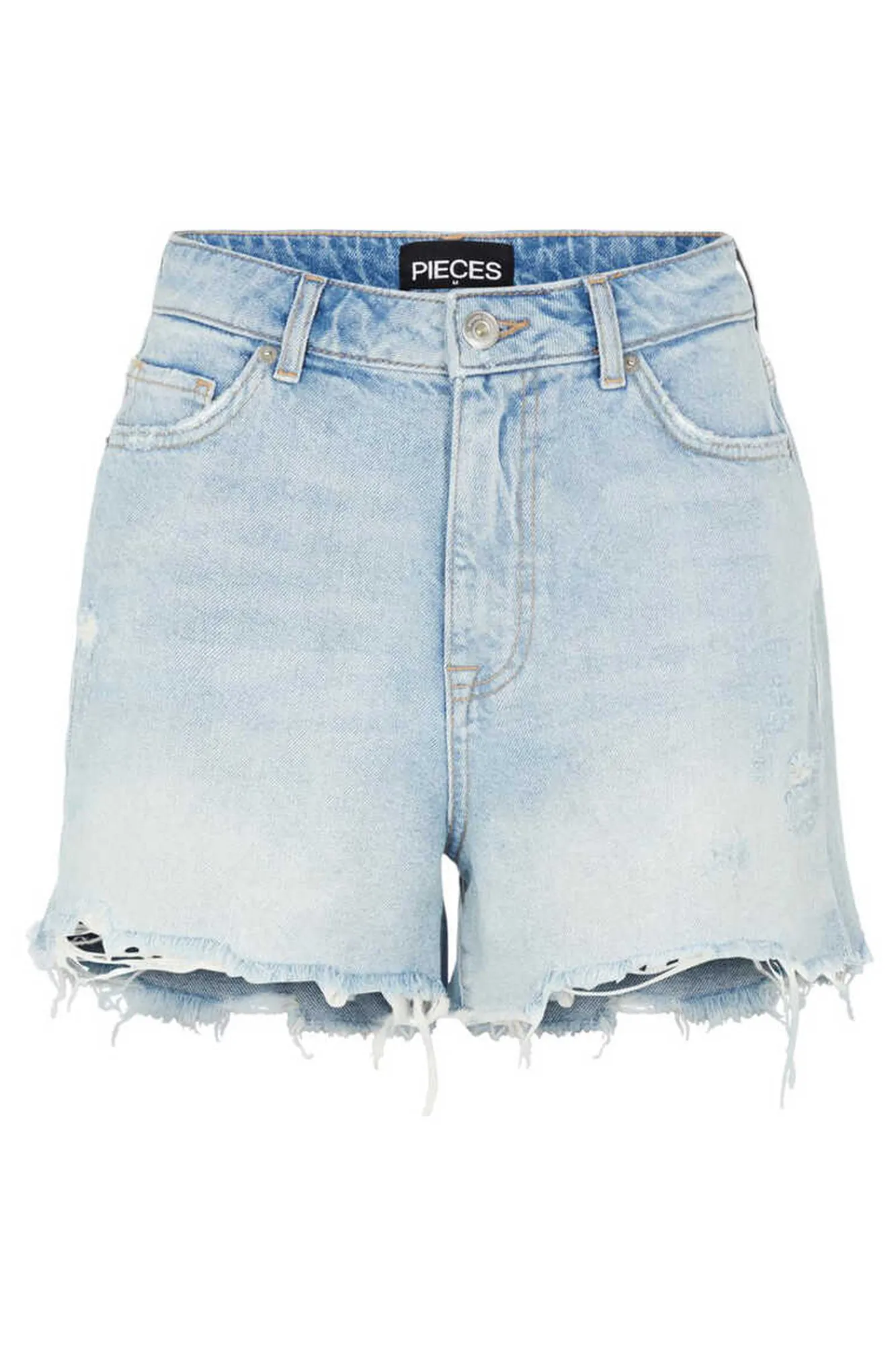 Pieces Short Vaquero Azul Claro New