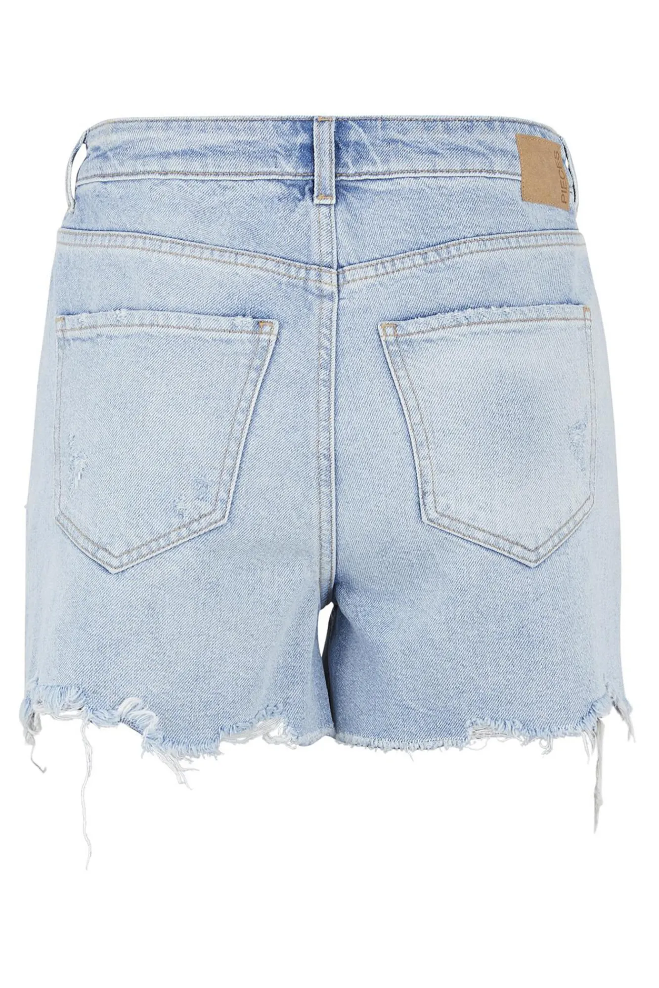 Pieces Short Vaquero Azul Claro New