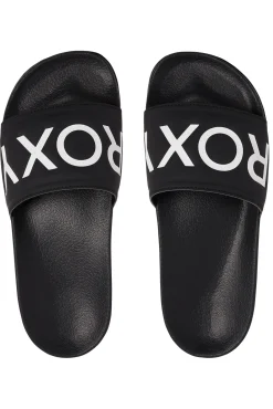 Roxy Slippy - Sandalias Para Mujer Negro New