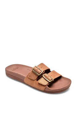 Roxy Slippy Nina - Sandalias Para Mujer Marron Outlet