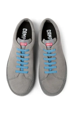 Camper Sneakers Grises De Nobuk Para Hombre. Gris Medio Outlet