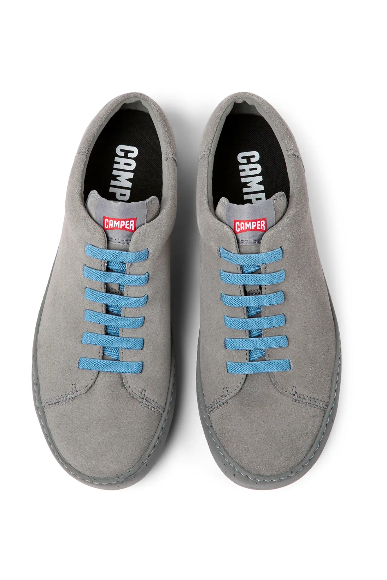 Camper Sneakers Grises De Nobuk Para Hombre. Gris Medio Outlet