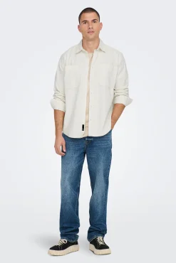 Only & Sons Sobrecamisa Blanco New