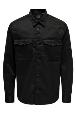 Only & Sons Sobrecamisa Negro New