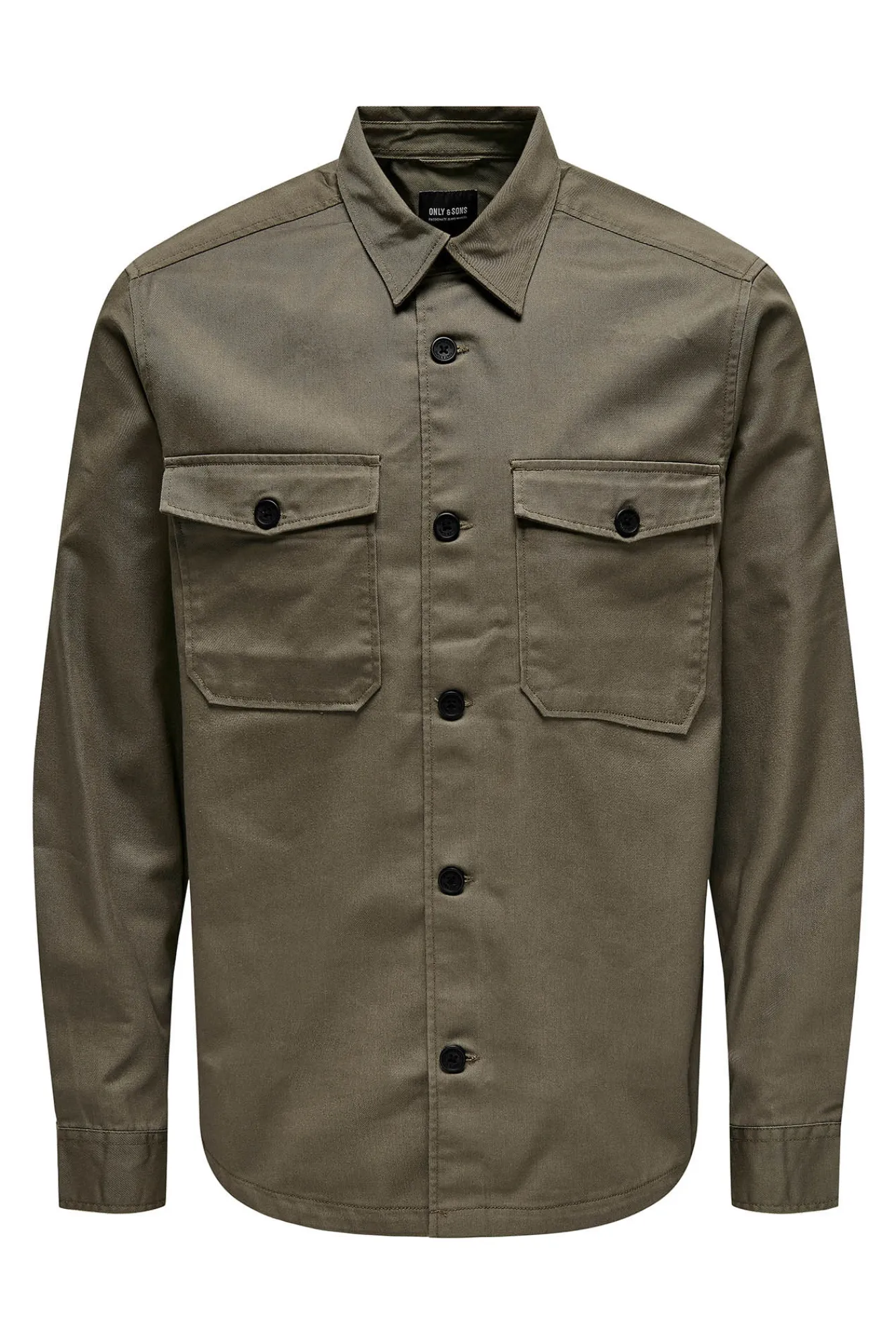 Only & Sons Sobrecamisa Marron Medio