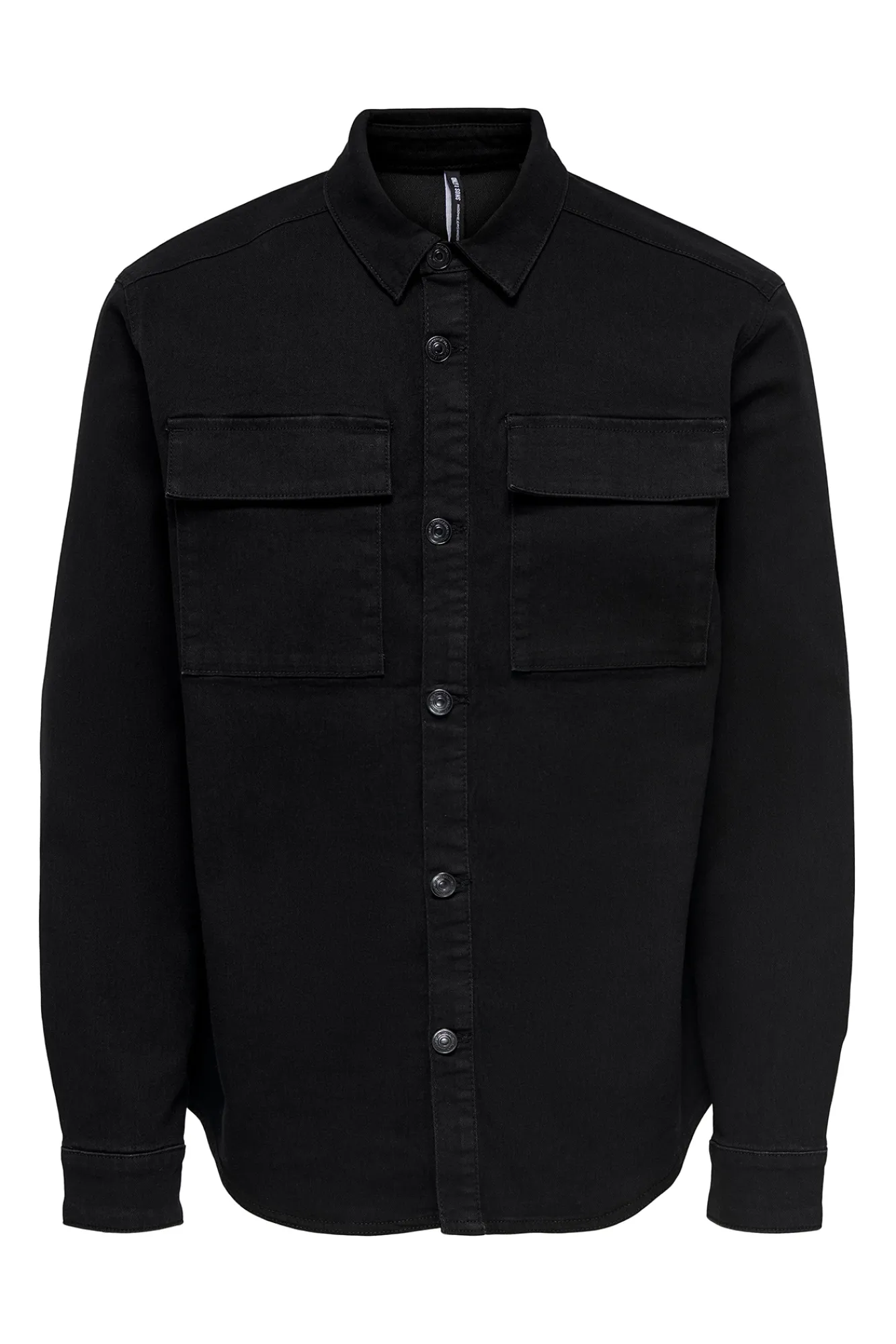 Only & Sons Sobrecamisa Negro Outlet