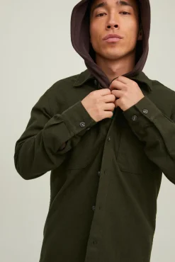 Jack & Jones Sobrecamisa Bolsillos Verde Clearance