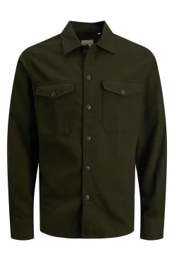 Jack & Jones Sobrecamisa Bolsillos Verde Clearance