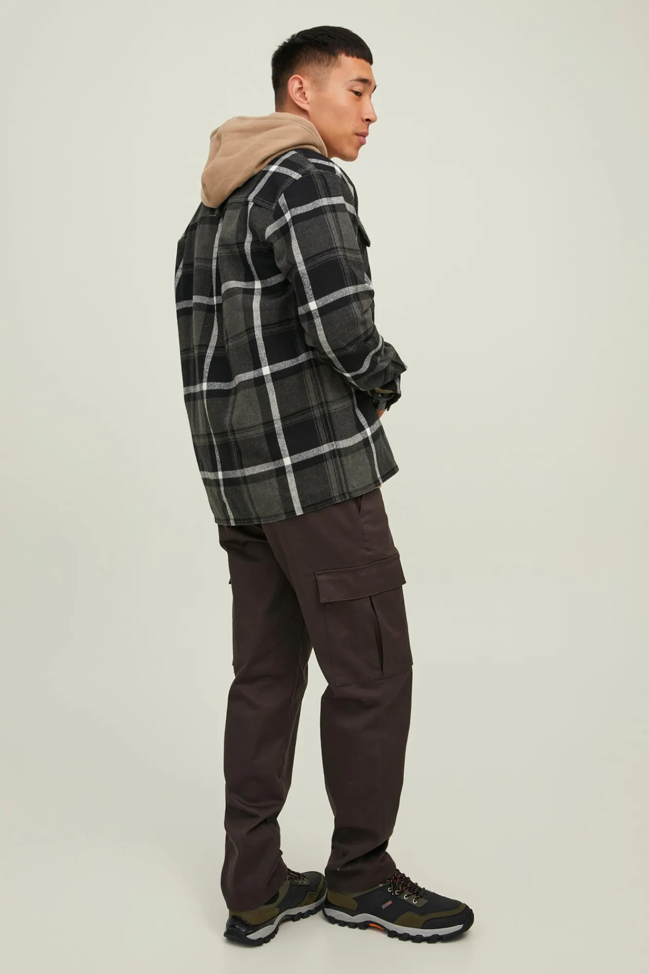 Jack & Jones Sobrecamisa Bolsillos Gris Medio