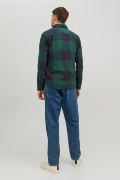 Jack & Jones Sobrecamisa Cuadros Verde Discount