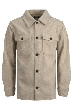 Jack & Jones Sobrecamisa Cuello Camisero Marron Best