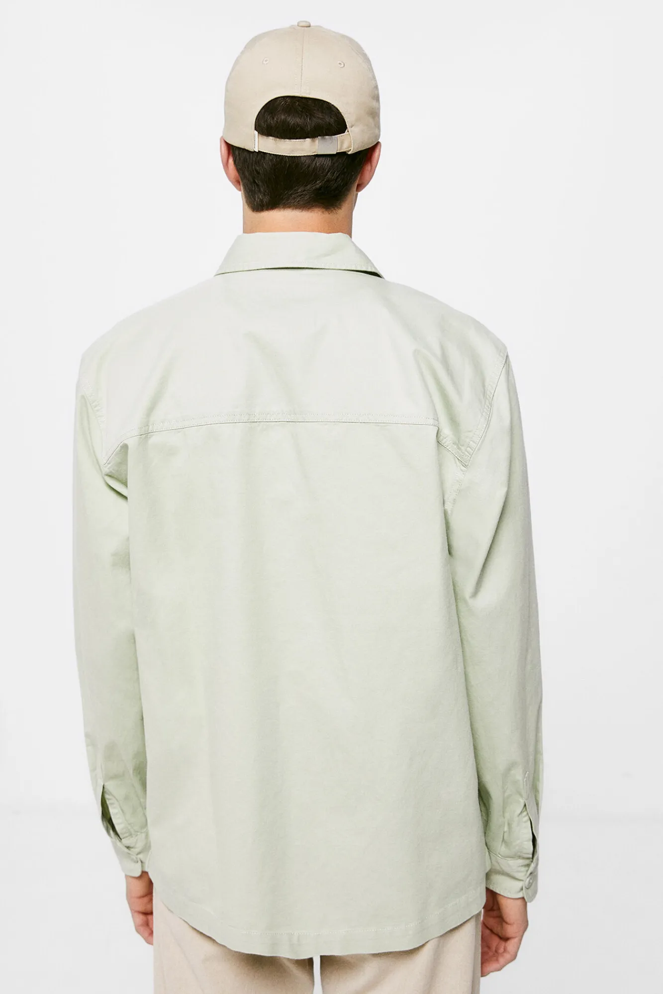 * Sobrecamisa Lino Verde Clearance
