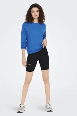 Only Play Sudadera 100% Algodon Azul New