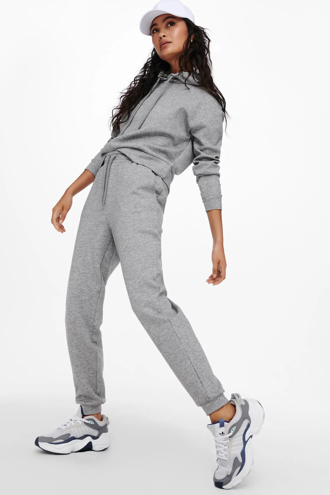 Only Play Sudadera Con Capucha Gris Best